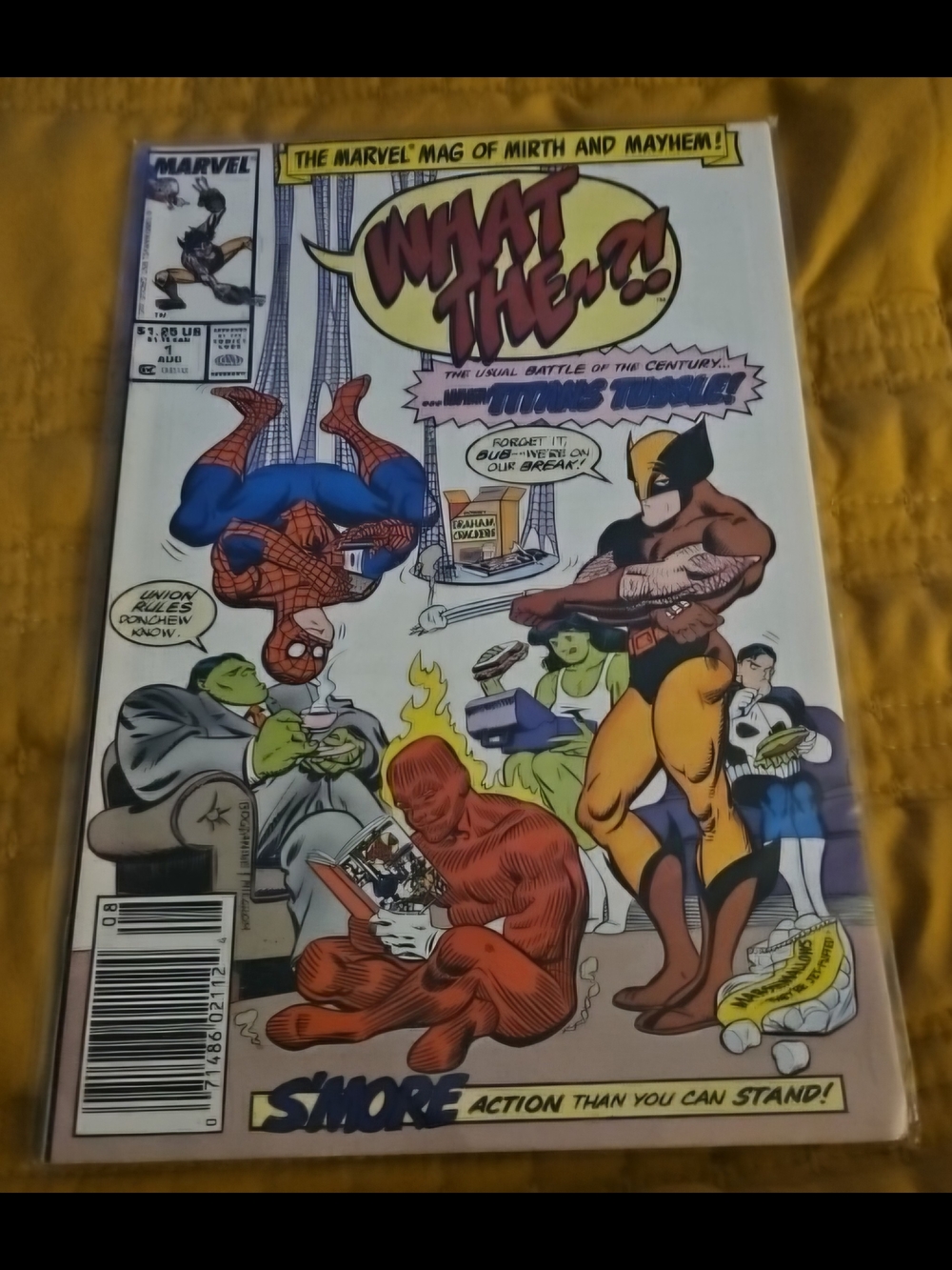 What The ?! #1 Marvel Mag Of Mirth And Mayhem Marvel Comics 1988
